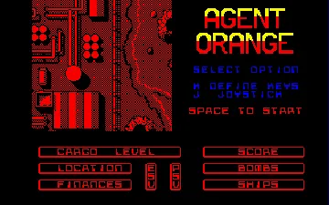 Agent Orange (UK) (1986) screen shot title